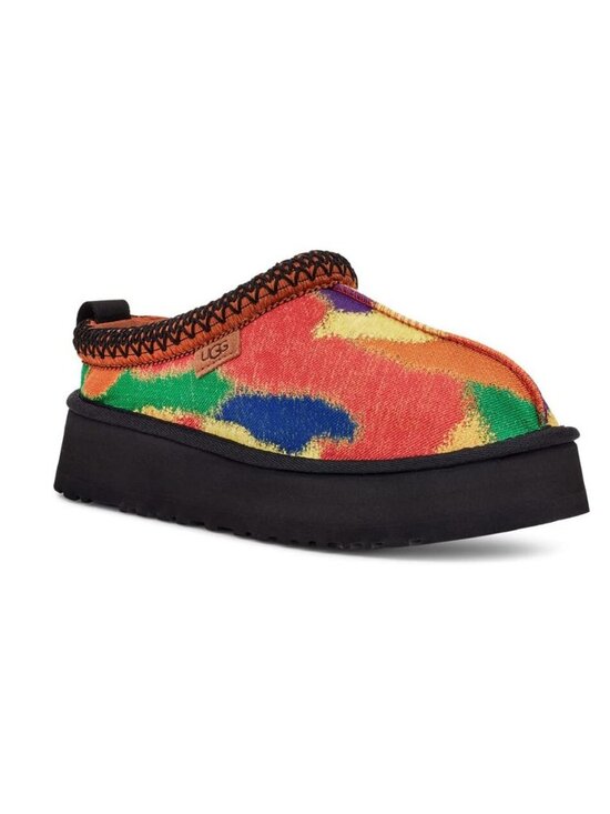 UGG Shoes - UGG Tazz PridePop Platform Slippers Shearling Lined | Indoor/Outdoor | US 8